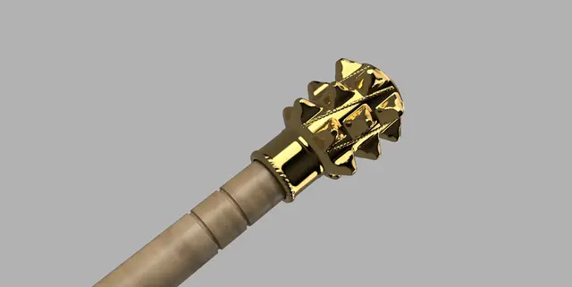 Byzantine Brass Mace — modelo 3D