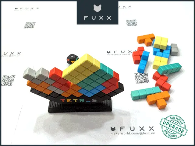TETR_S - just another balance tetris game? NO! — modelo 3D