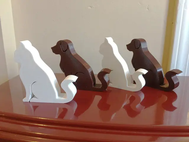 Cat and Dog Phone Stand — modelo 3D