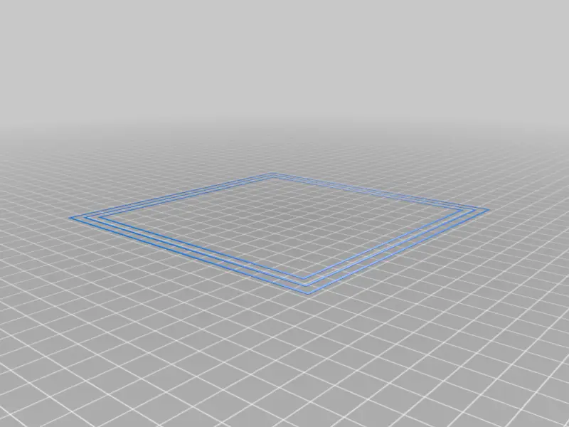 Bed Leveling Calibration test object — modelo 3D