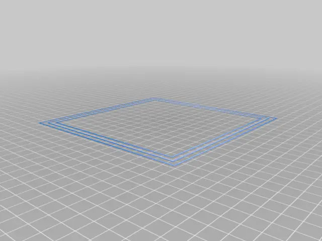 Bed Leveling Calibration test object — modelo 3D