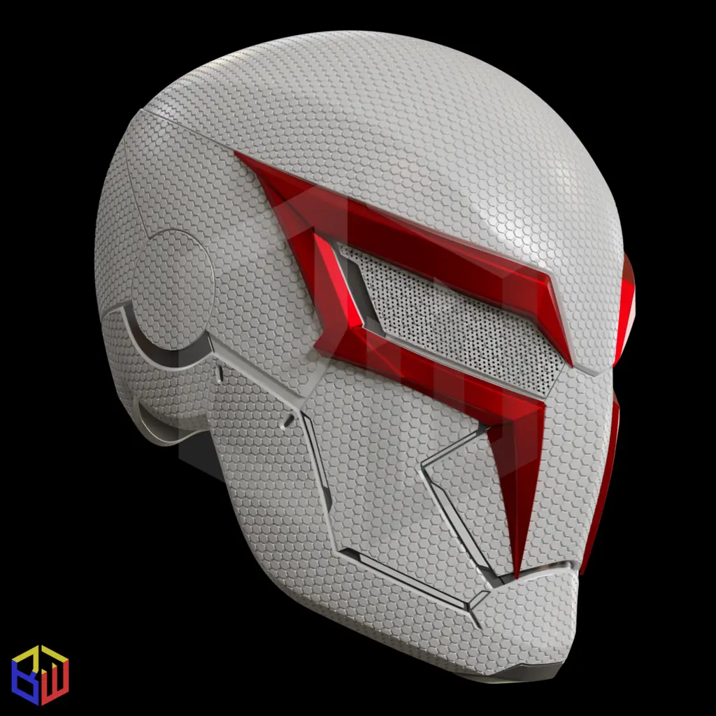 Spider-Man 2099 V2 Helmet Textured — modelo 3D
