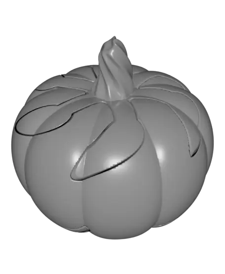 Spiral Pumpkin Puzzle — modelo 3D