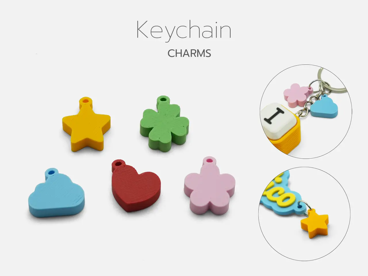 Keychain Charms — modelo 3D