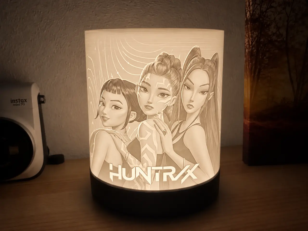 Demon Hunters Lithophane 360° Lamp — modelo 3D