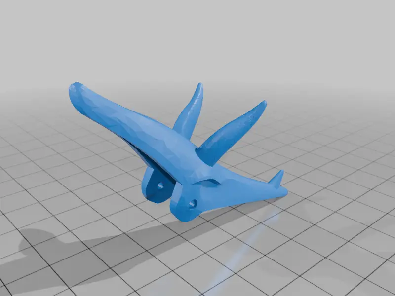 lego pteranodon custom parts — modelo 3D