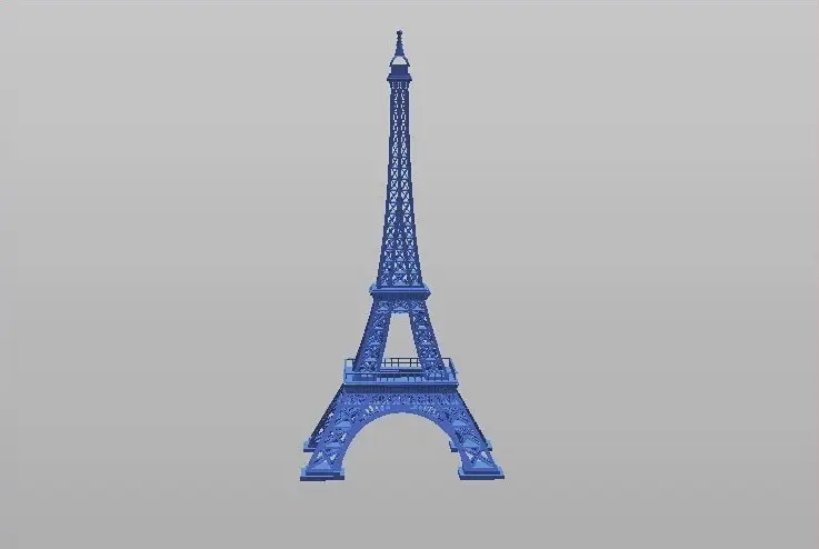 eiffel tour — modelo 3D