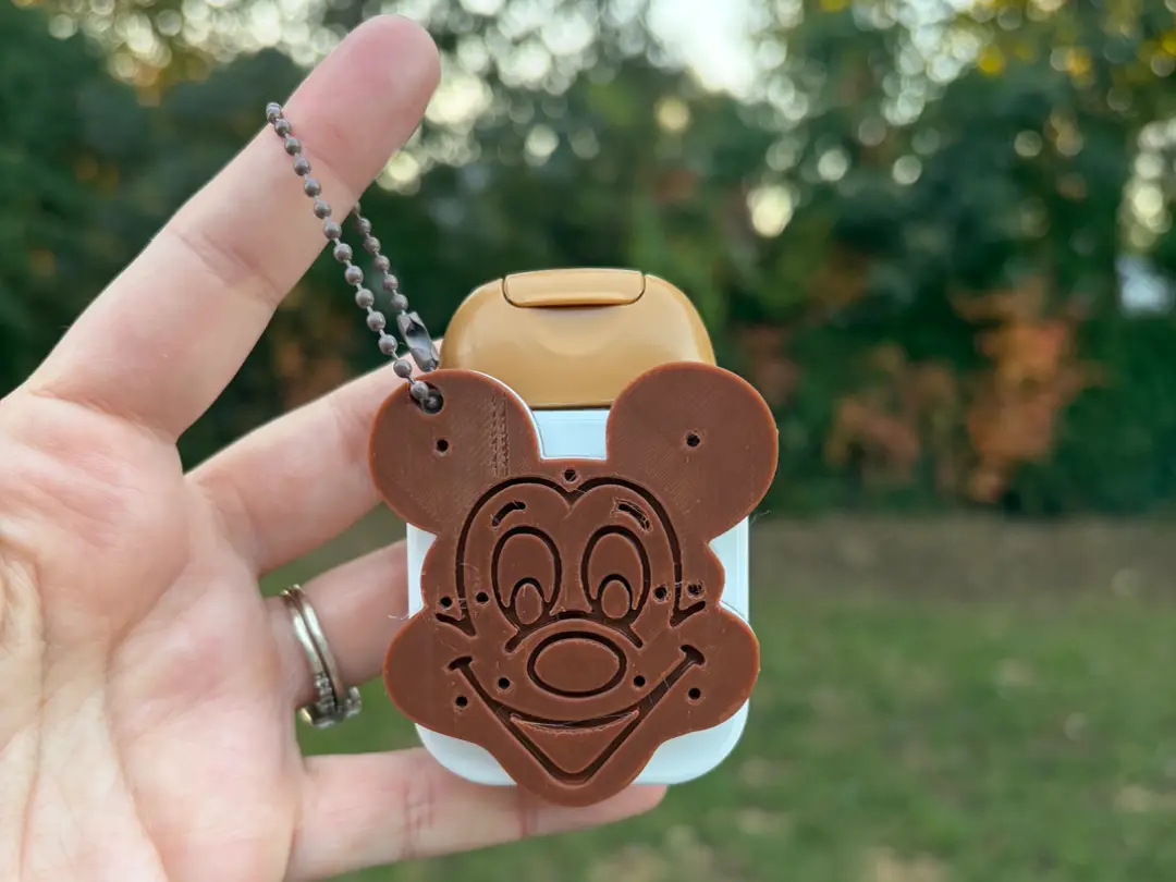 Mickey Ice Cream Sandwich Sanitizer Holder — modelo 3D