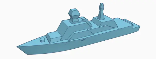 Fast Attack Patrol Ship — modelo 3D