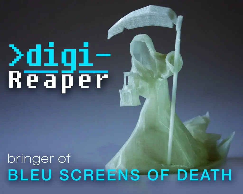 Digi-Reaper(blue screen of death) — modelo 3D