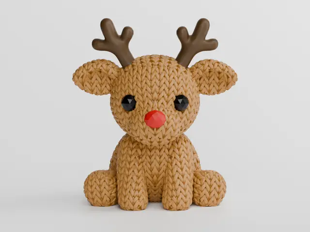 Knitted Reindeer — modelo 3D