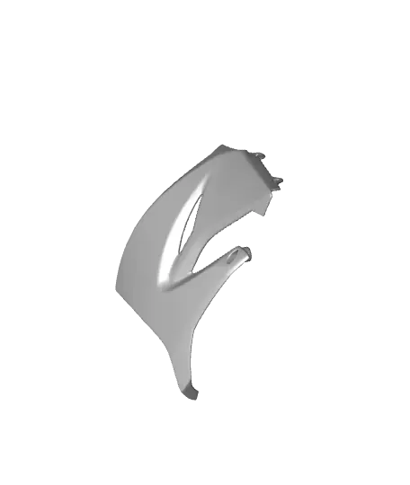 YAMAHA DT 50 R 2008 fairing kit — modelo 3D