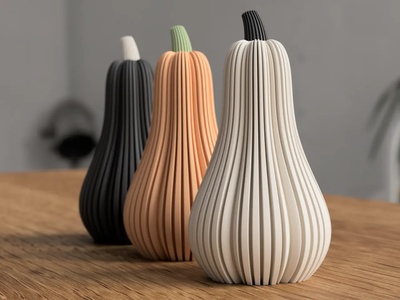 Halloween Pumpkin tall (tealight compatible) — modelo 3D