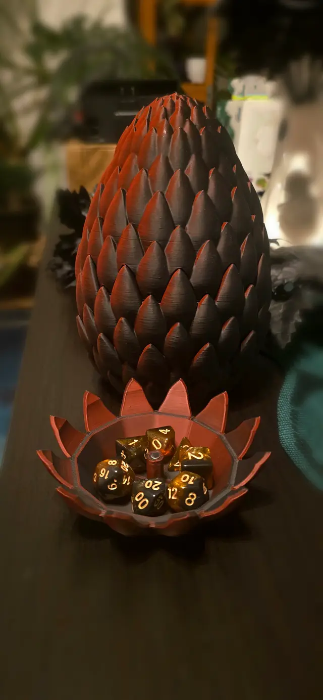 Mtg Dragon Egg Card Box Extended — modelo 3D