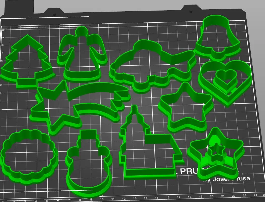 Vánoční vykrajovátka (Christmas cookie cutter) — modelo 3D