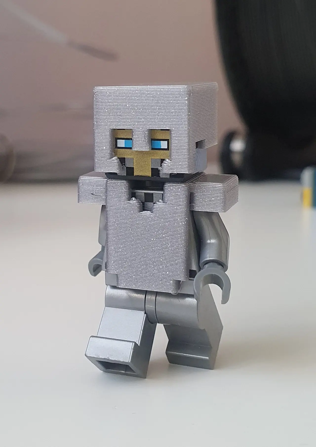 Lego Minecraft helmet and body armor — modelo 3D