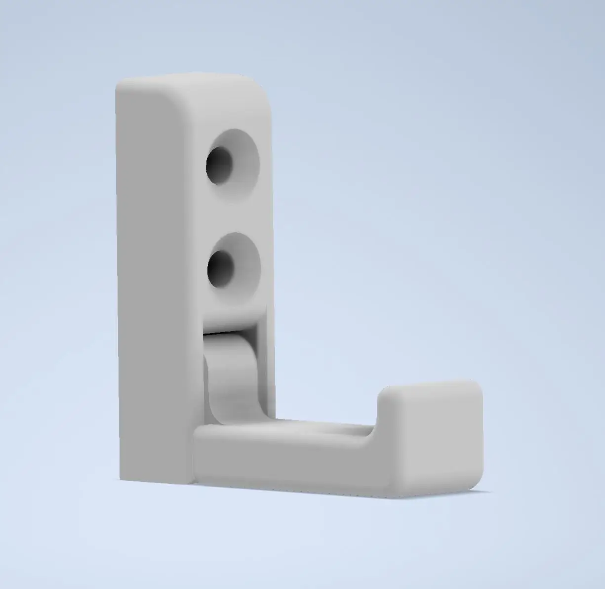 Foldable Wall Hook (Print in Place) — modelo 3D