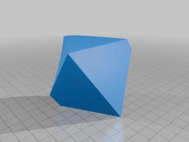 Superficies espaciales morfología II — modelo 3D