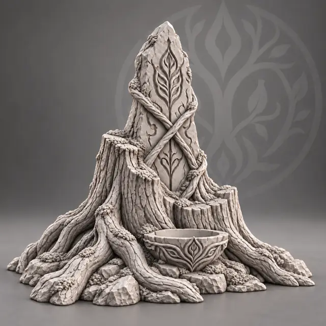 Forest shrine — modelo 3D