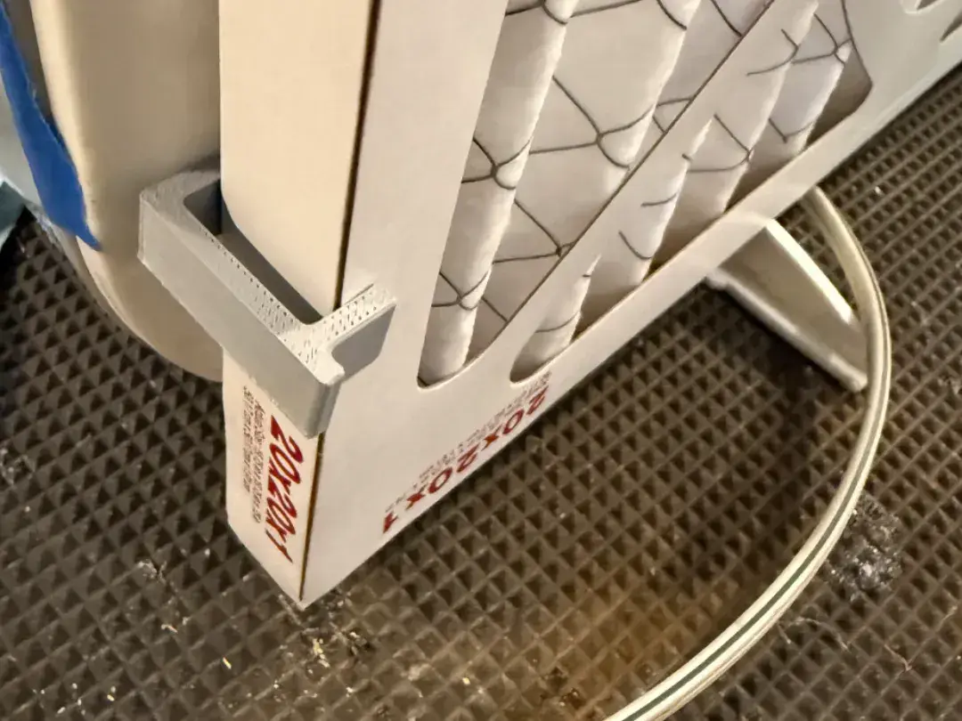20x20 Box Fan Filter Clip — modelo 3D