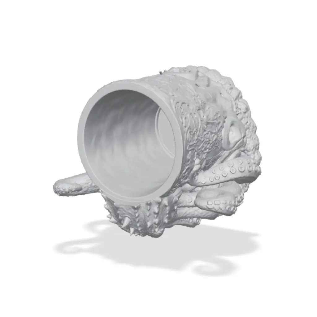 Kraken Planter Pot STL for Succulents — modelo 3D
