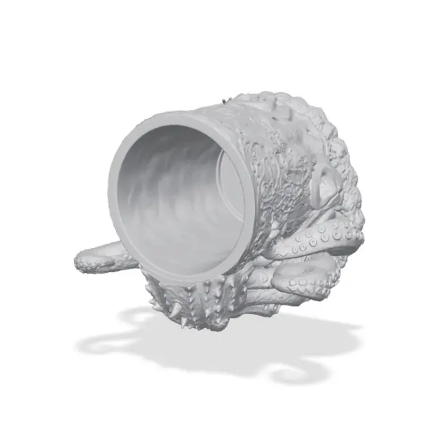 Kraken Planter Pot STL for Succulents — modelo 3D