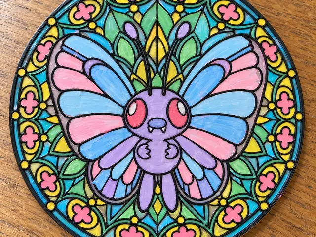Vitral Butterfree — Paint, Wash & Repeat — modelo 3D