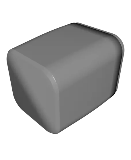 Tubby Bin (30x30x35 cm, Bag holder ring) / Planter — modelo 3D