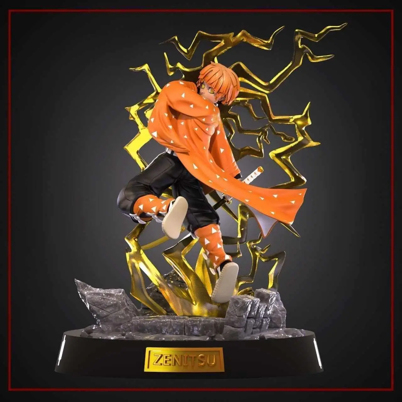 Demon Slayer Kimetsu no yaiba - Zenitsu 3D print Model — modelo 3D