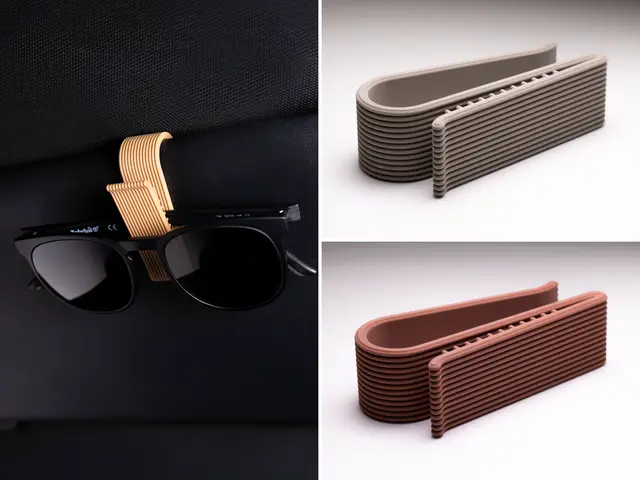 Car Visor Sunglasses Hook | Sunglasses Holder/Clip — modelo 3D