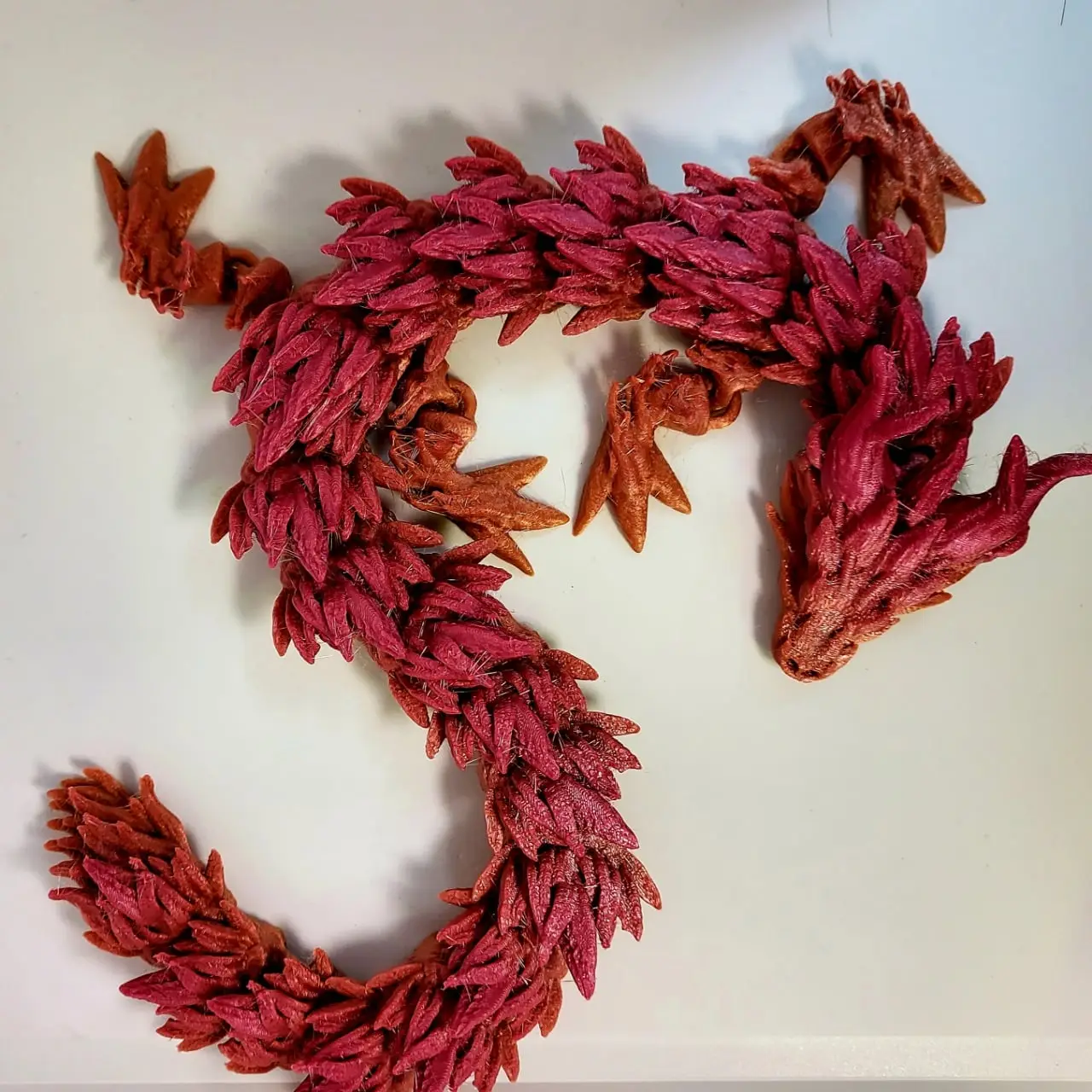 ARTICULATED poison DRAGON flexible — modelo 3D