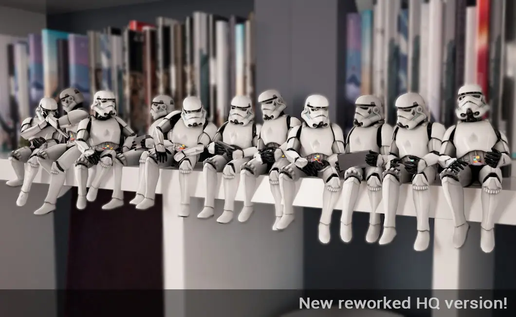 Lunch atop a shelf (StarWars Troopers) — modelo 3D