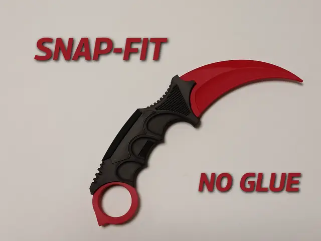 CS2 Karambit — modelo 3D