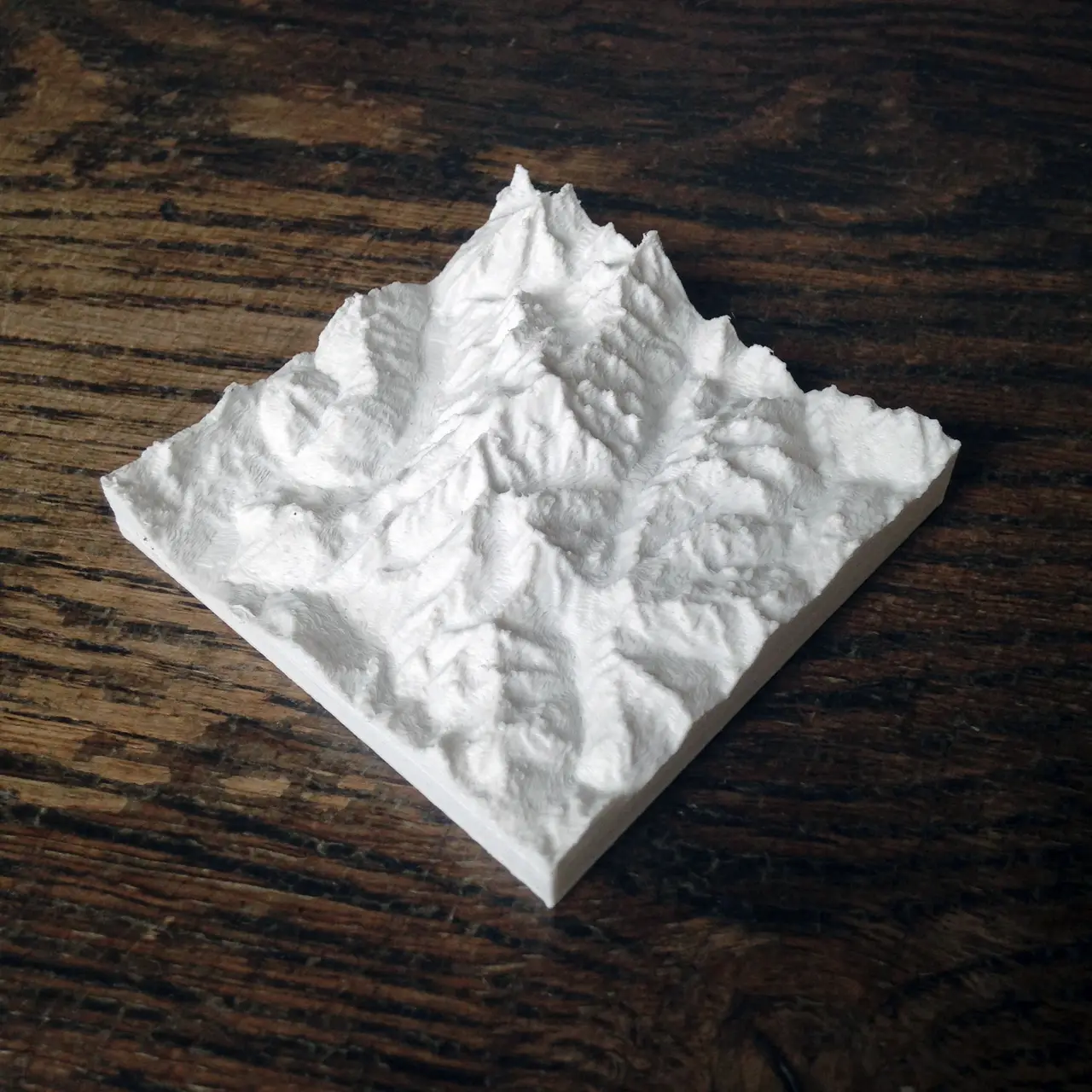 Topographic map of Mont Blanc — modelo 3D