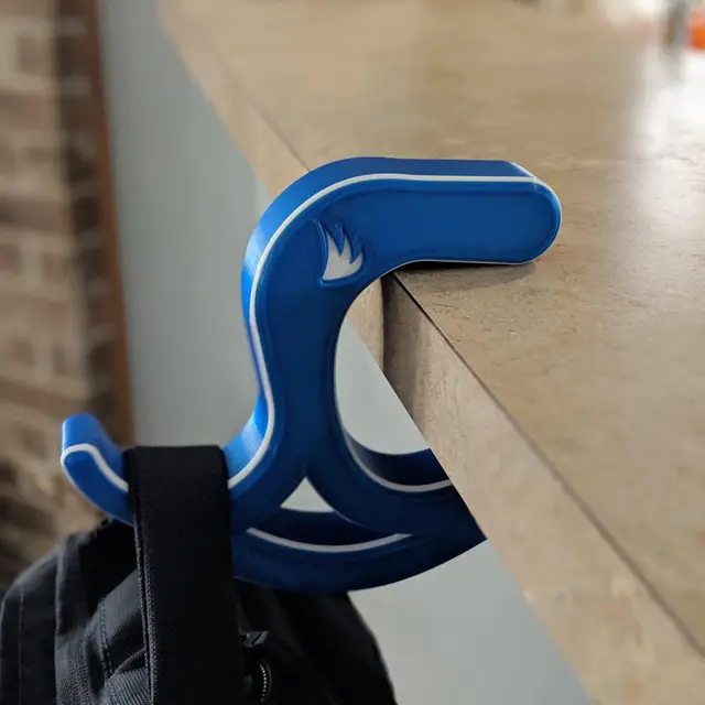 "The Claw" Desk Bag Hook — modelo 3D