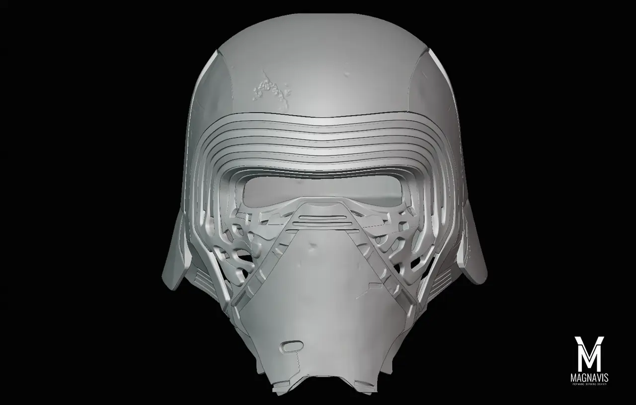 Kylo Ren Helmet — modelo 3D