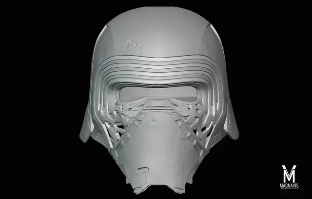 Kylo Ren Helmet — modelo 3D