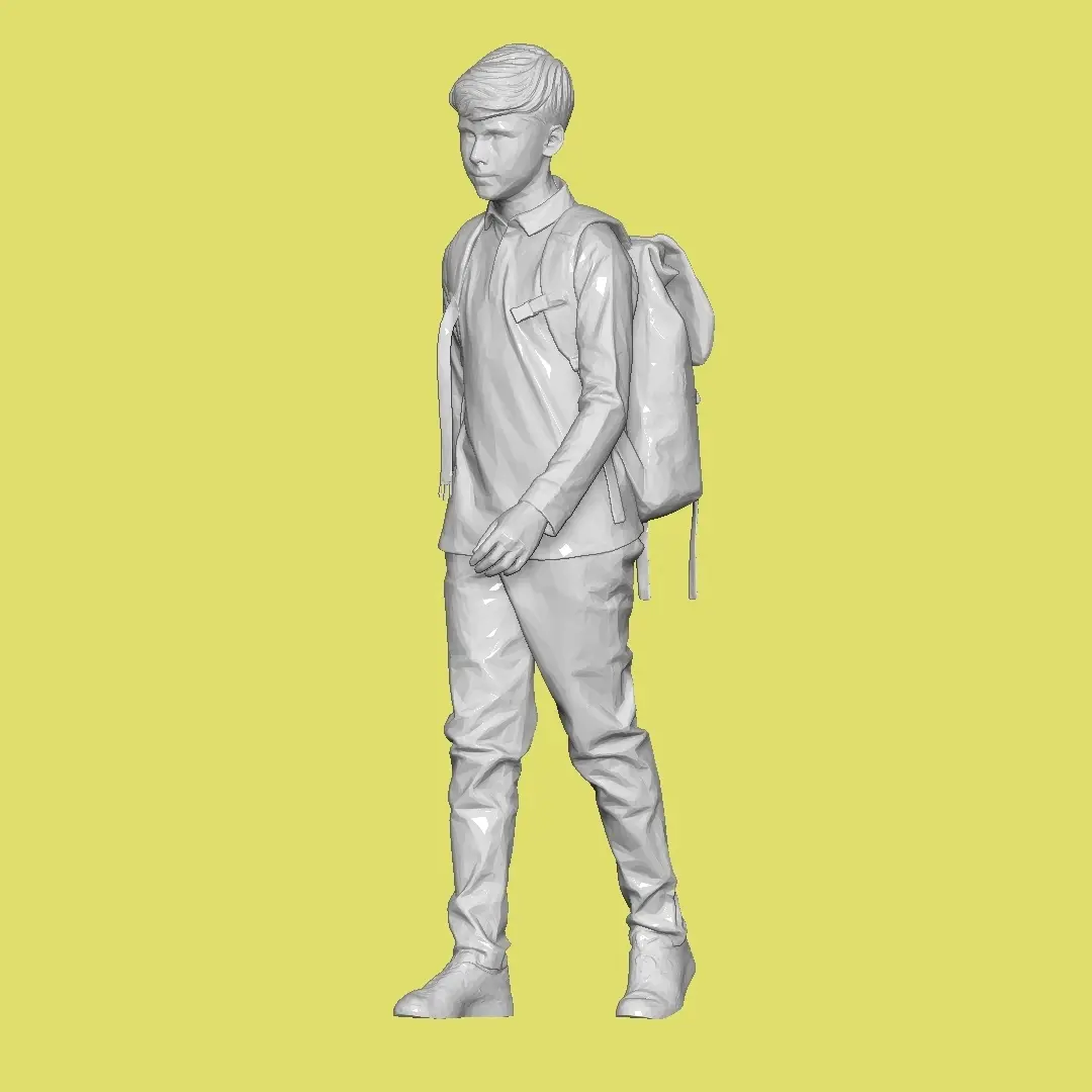 CHILD WALKING FOR DIORAMA — modelo 3D