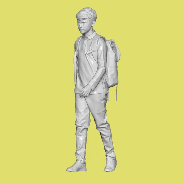 CHILD WALKING FOR DIORAMA — modelo 3D