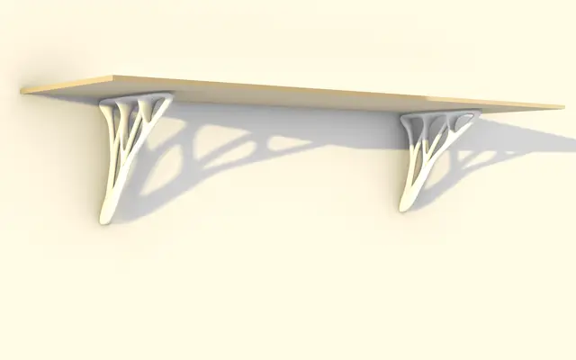 Organic Shelf Brackets — modelo 3D