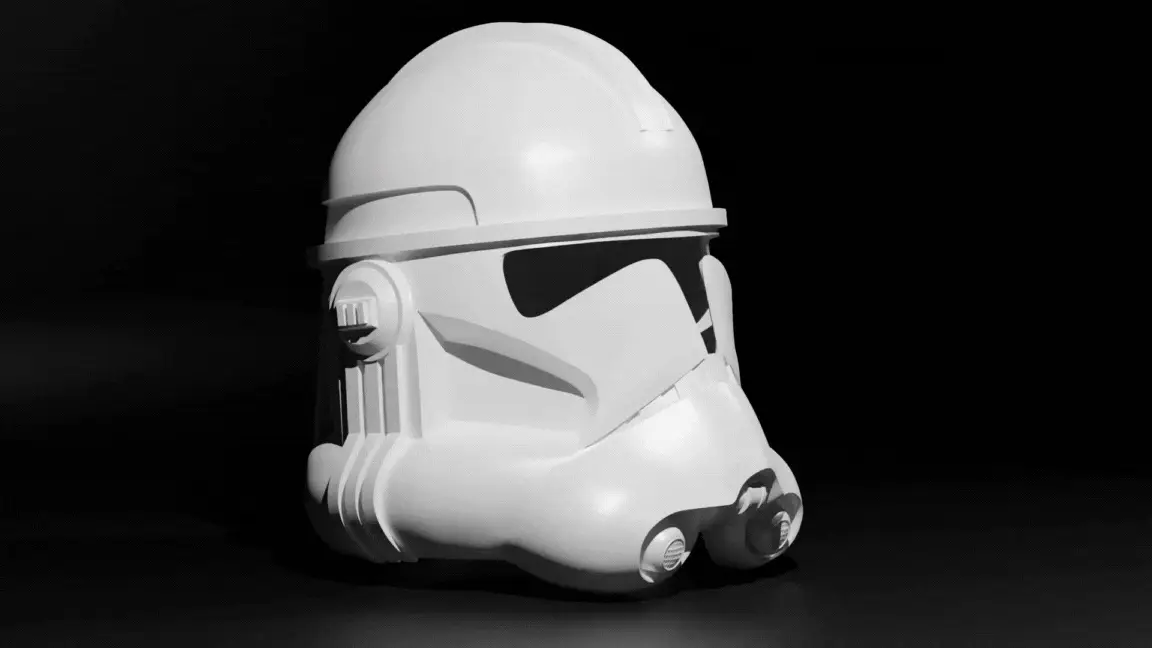 Phase 2 Clone trooper Helmet (Wearable version) — modelo 3D