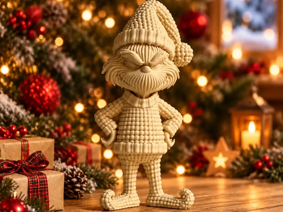 gestrickter Grinch — modelo 3D