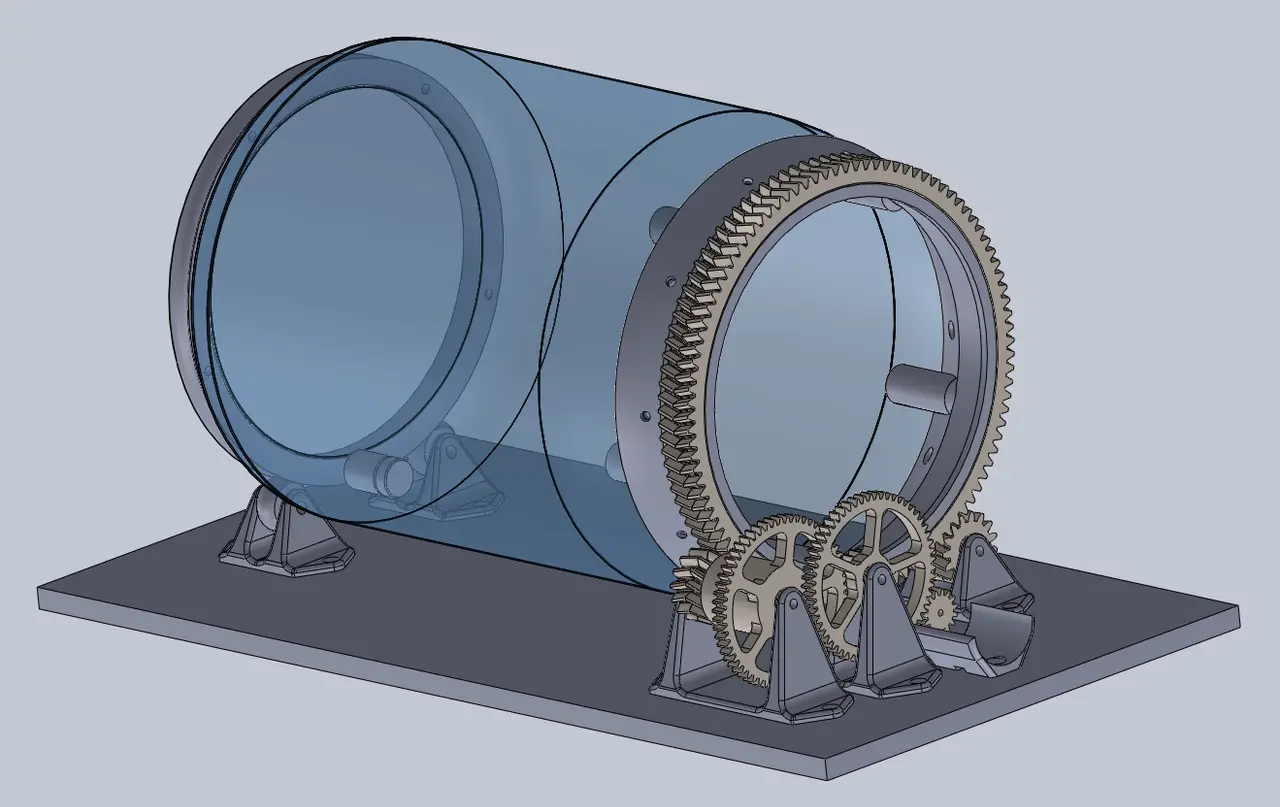 Vegetable washing machine — modelo 3D