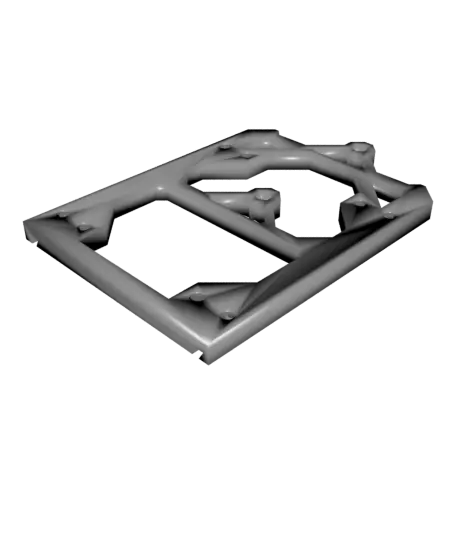 GEN2 Under Table Rails - 115 — modelo 3D