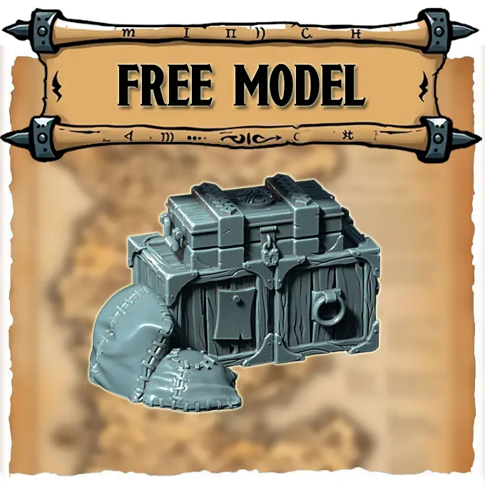 Cargo A and sacks — modelo 3D