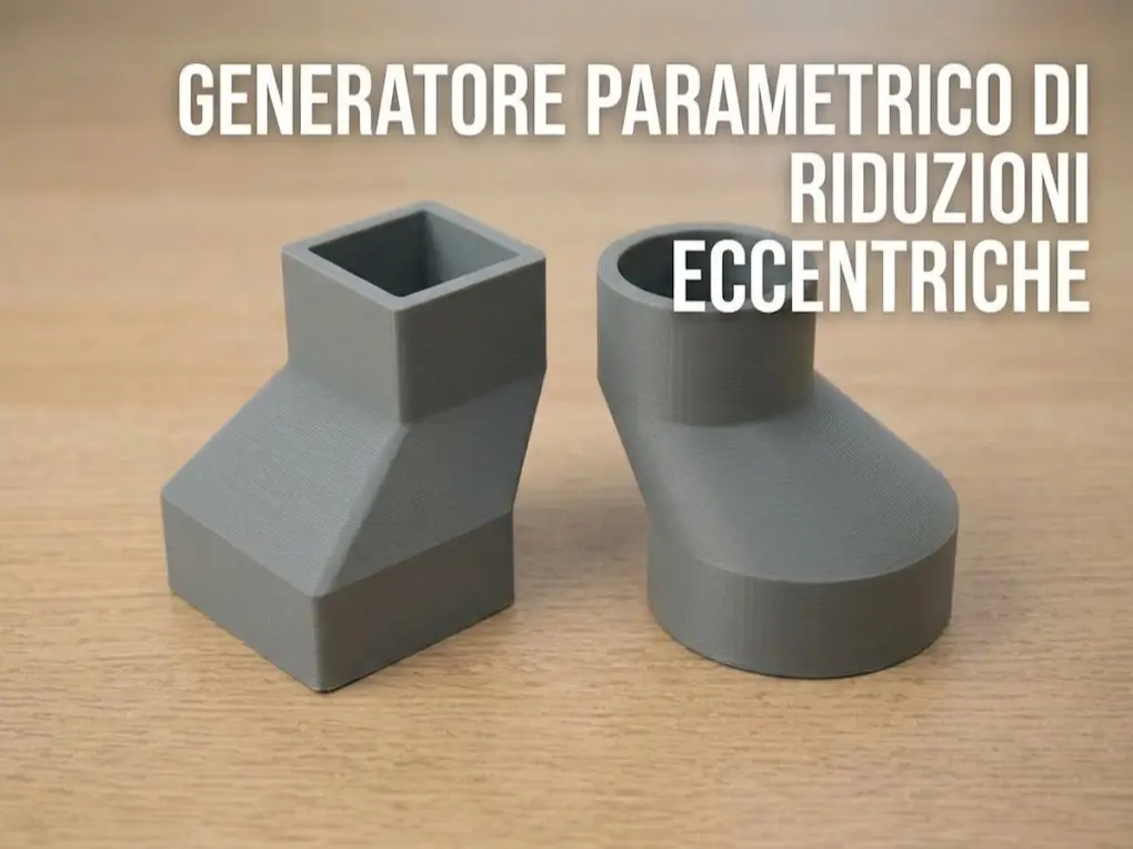 parametric Eccentric Reducer — modelo 3D