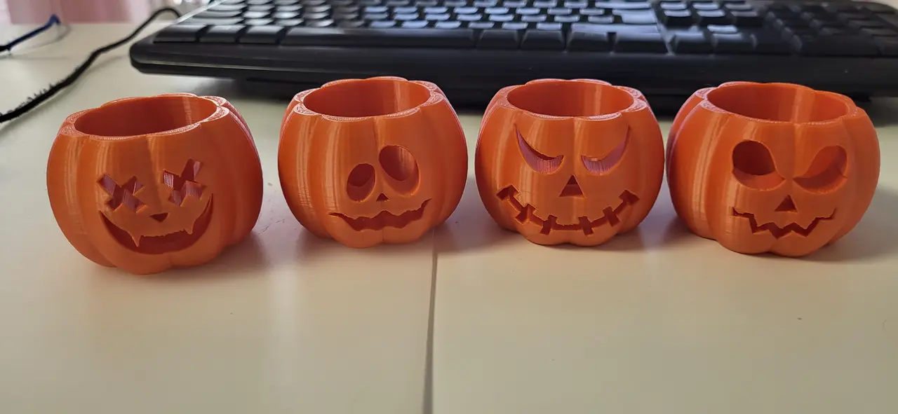 Pumpkin tealight — modelo 3D