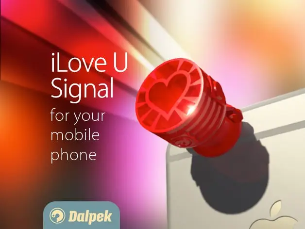 iLove U Signal for iPhone — modelo 3D