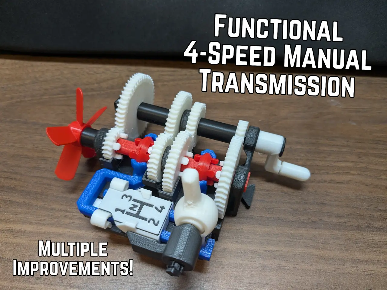 4 Speed Manual Transmission - Upgraded — modelo 3D
