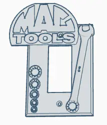 mac tools single paddle 12 point — modelo 3D
